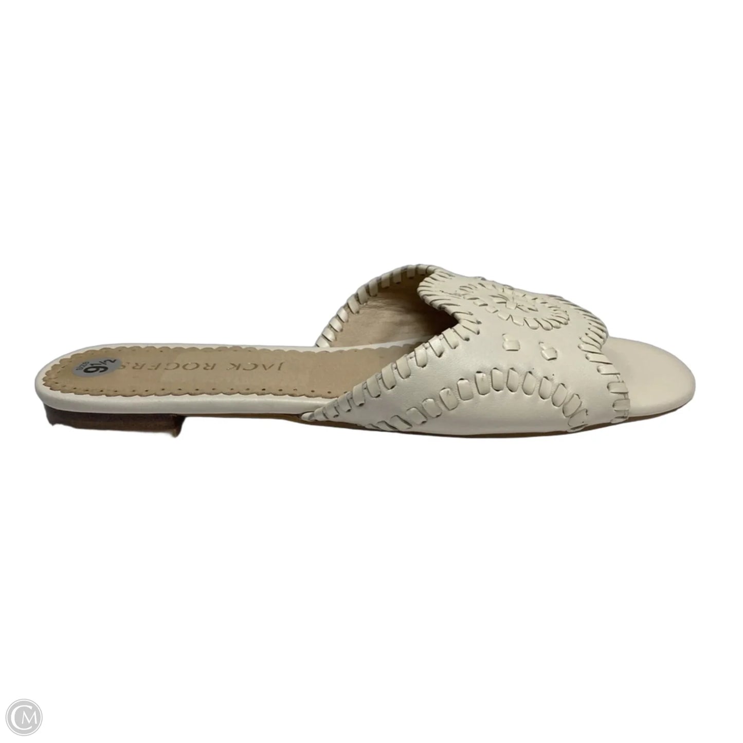Sandals Designer By Jack Rogers In Cream, Size: 9.5