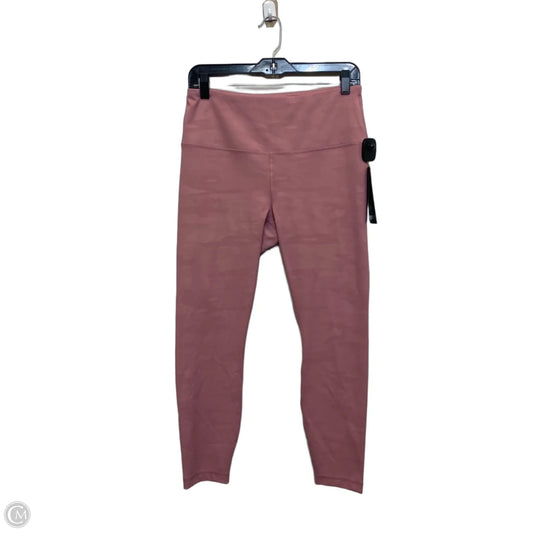 Athletic Leggings By 90 Degrees By Reflex In Pink, Size: L