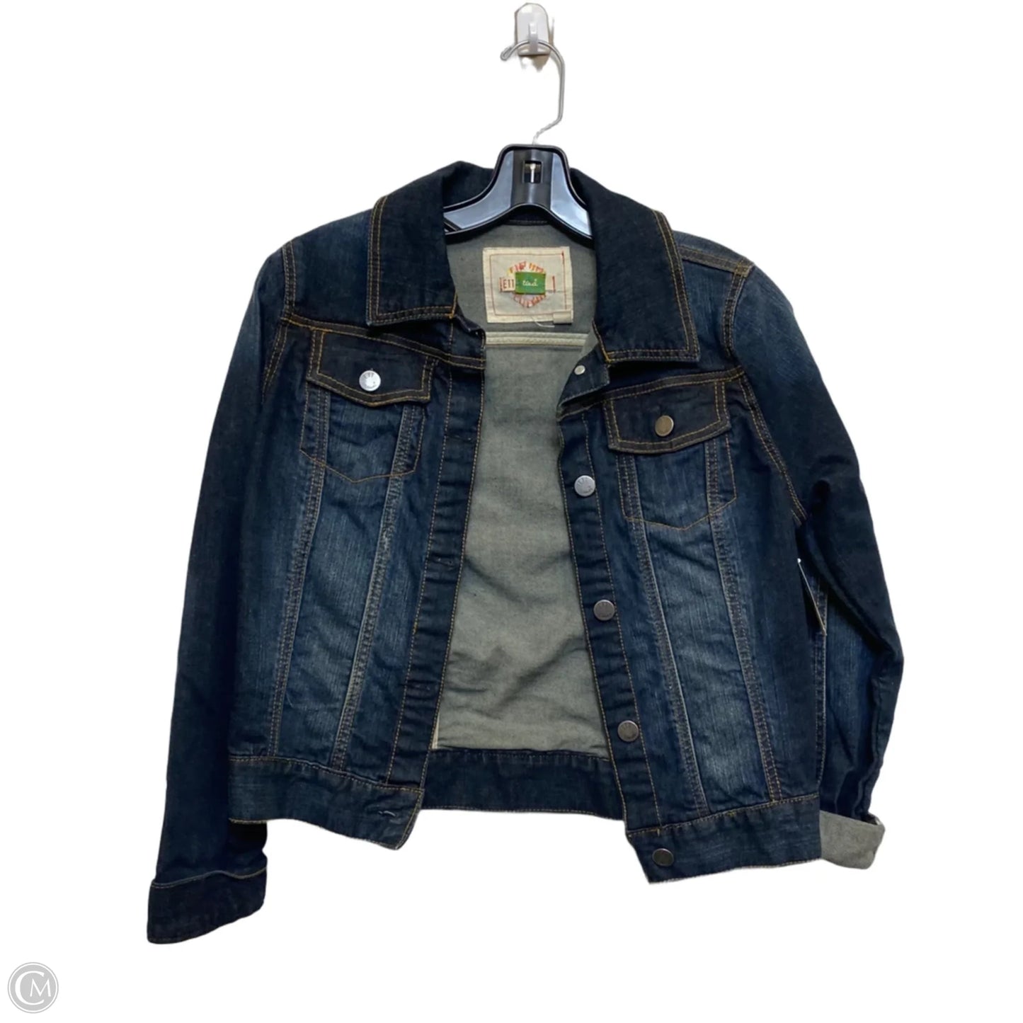 Jacket Denim By Anthropologie In Blue Denim, Size: M