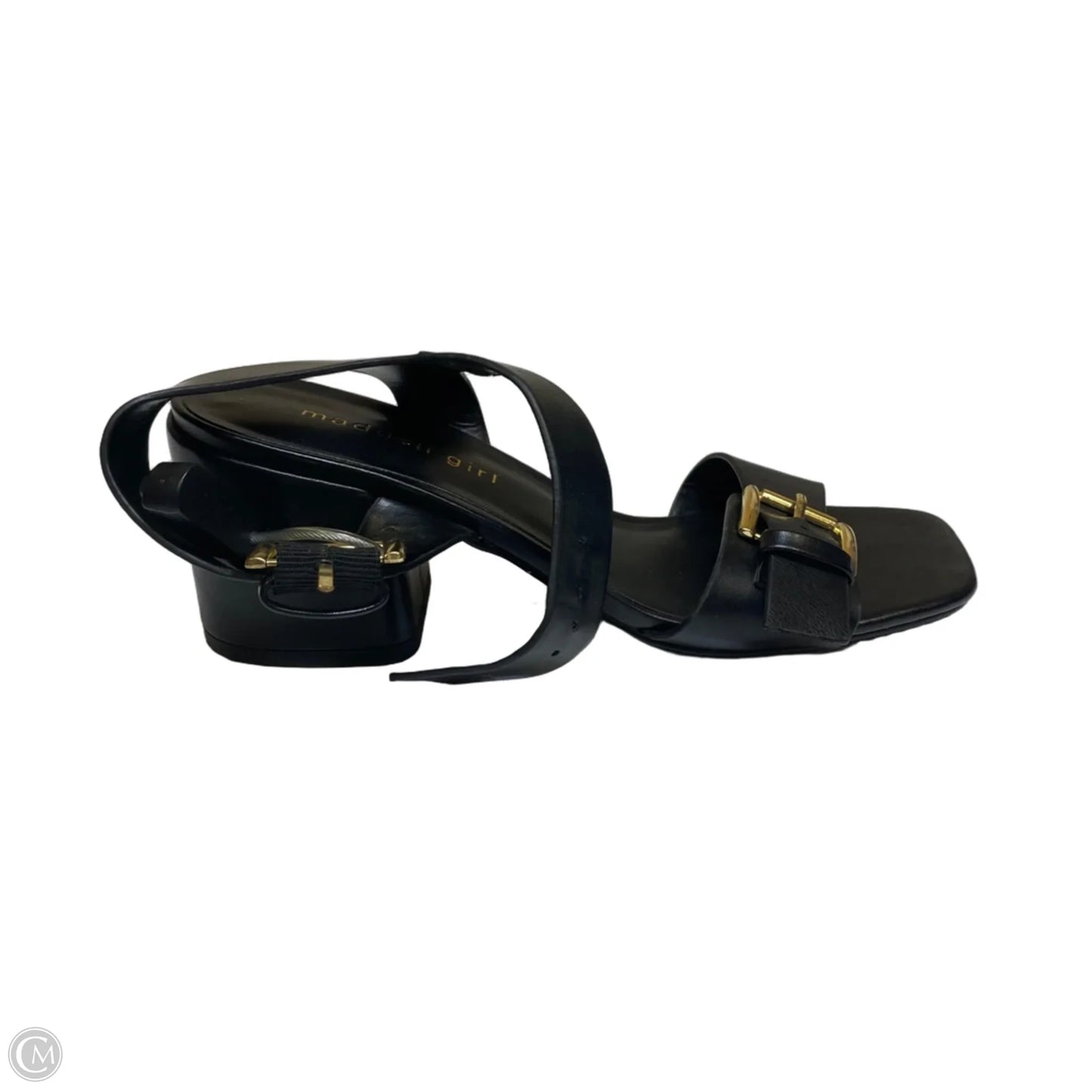 Sandals Heels Block By Madden Girl In Black, Size: 6.5