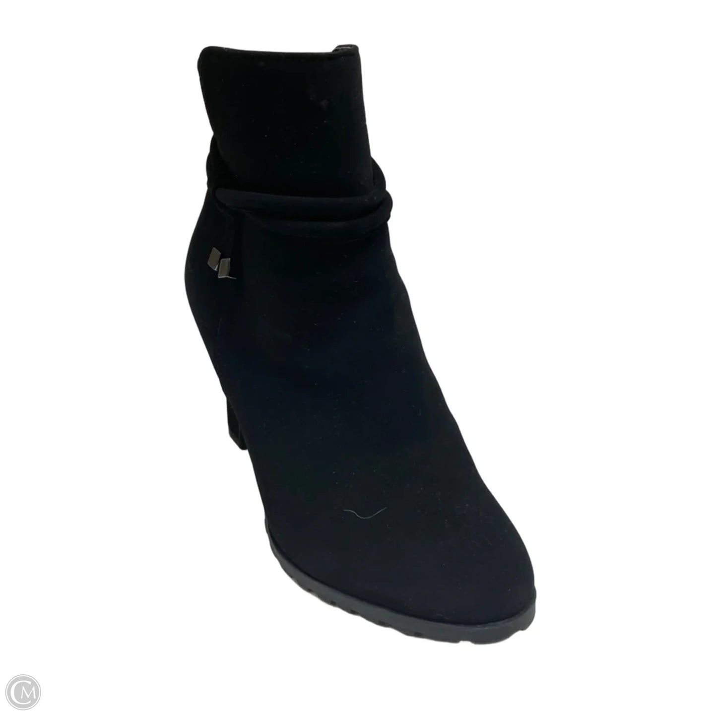 Boots Ankle Heels By Impo In Black, Size: 5.5