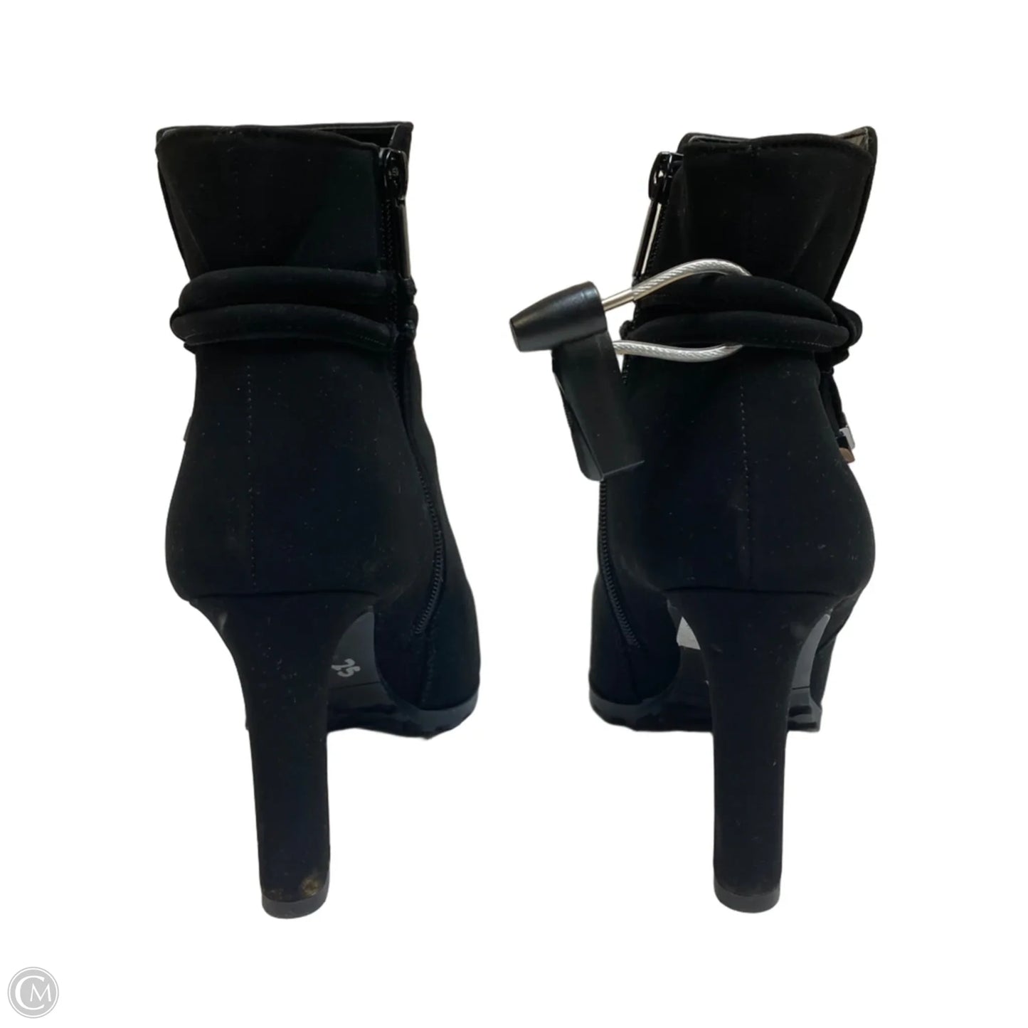 Boots Ankle Heels By Impo In Black, Size: 5.5