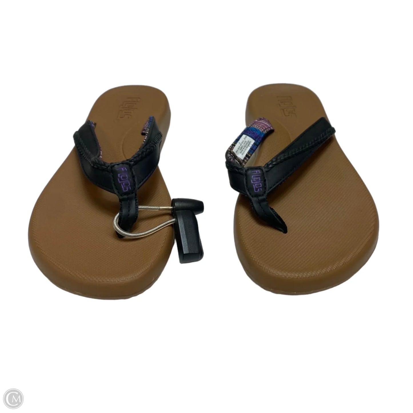 Sandals Flip Flops By Flojos In Brown, Size: 6