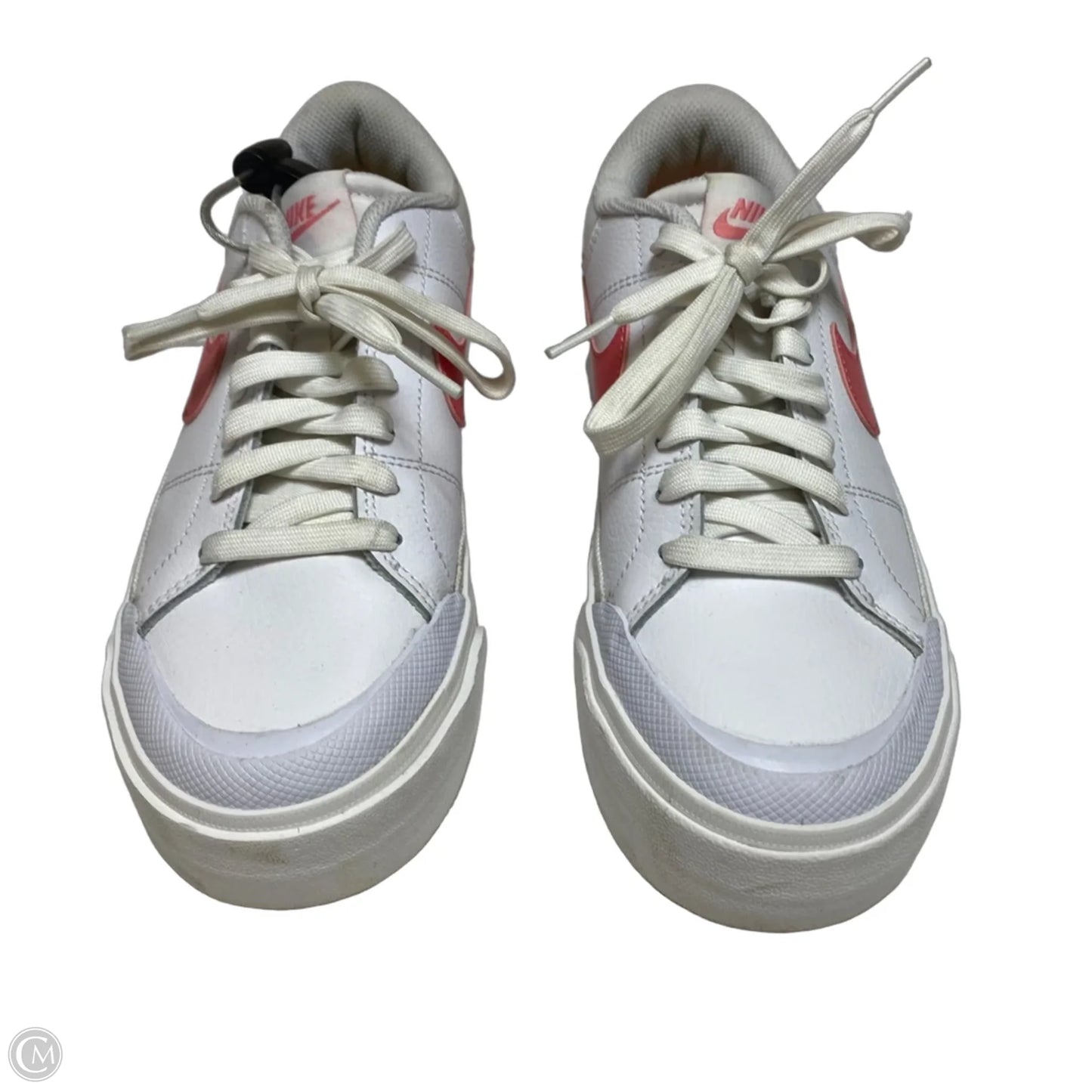 Shoes Sneakers By Nike In Pink & White, Size: 7.5