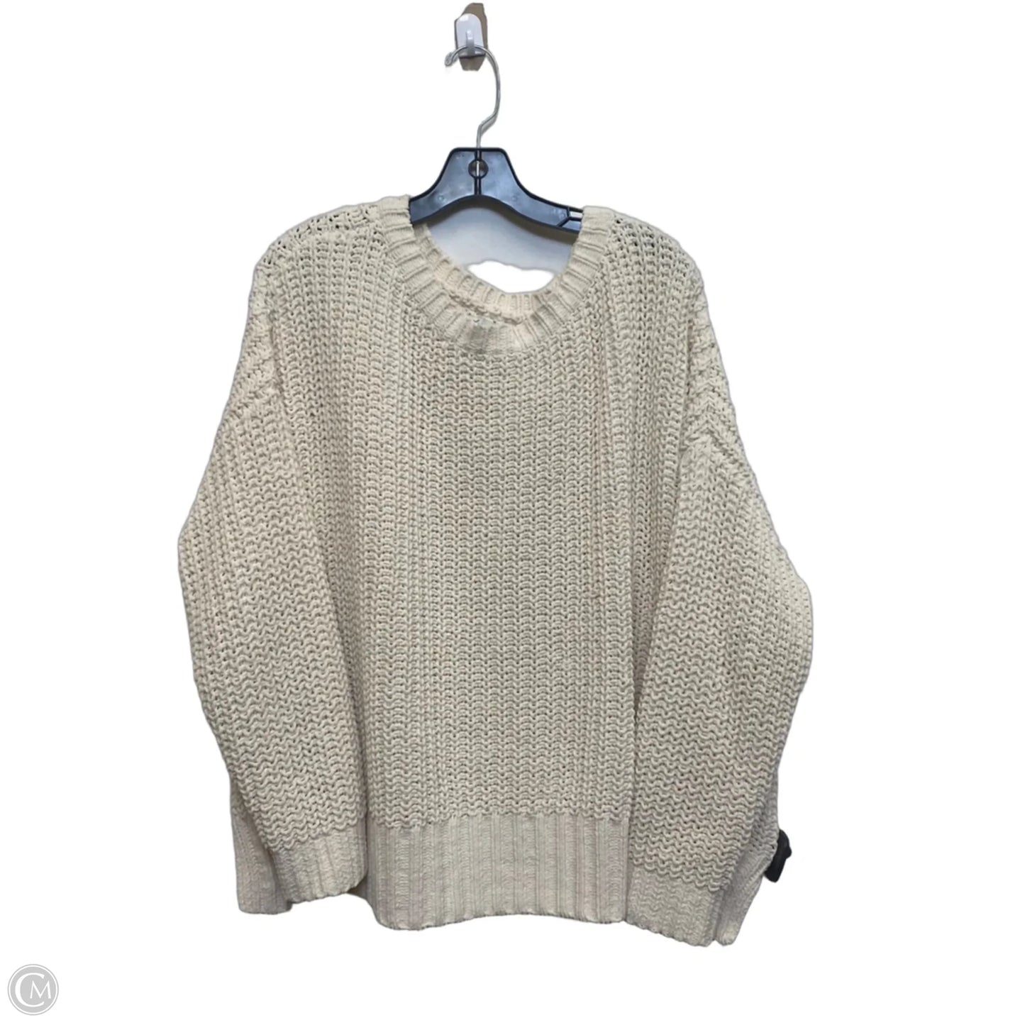 Sweater By American Eagle In Cream, Size: M