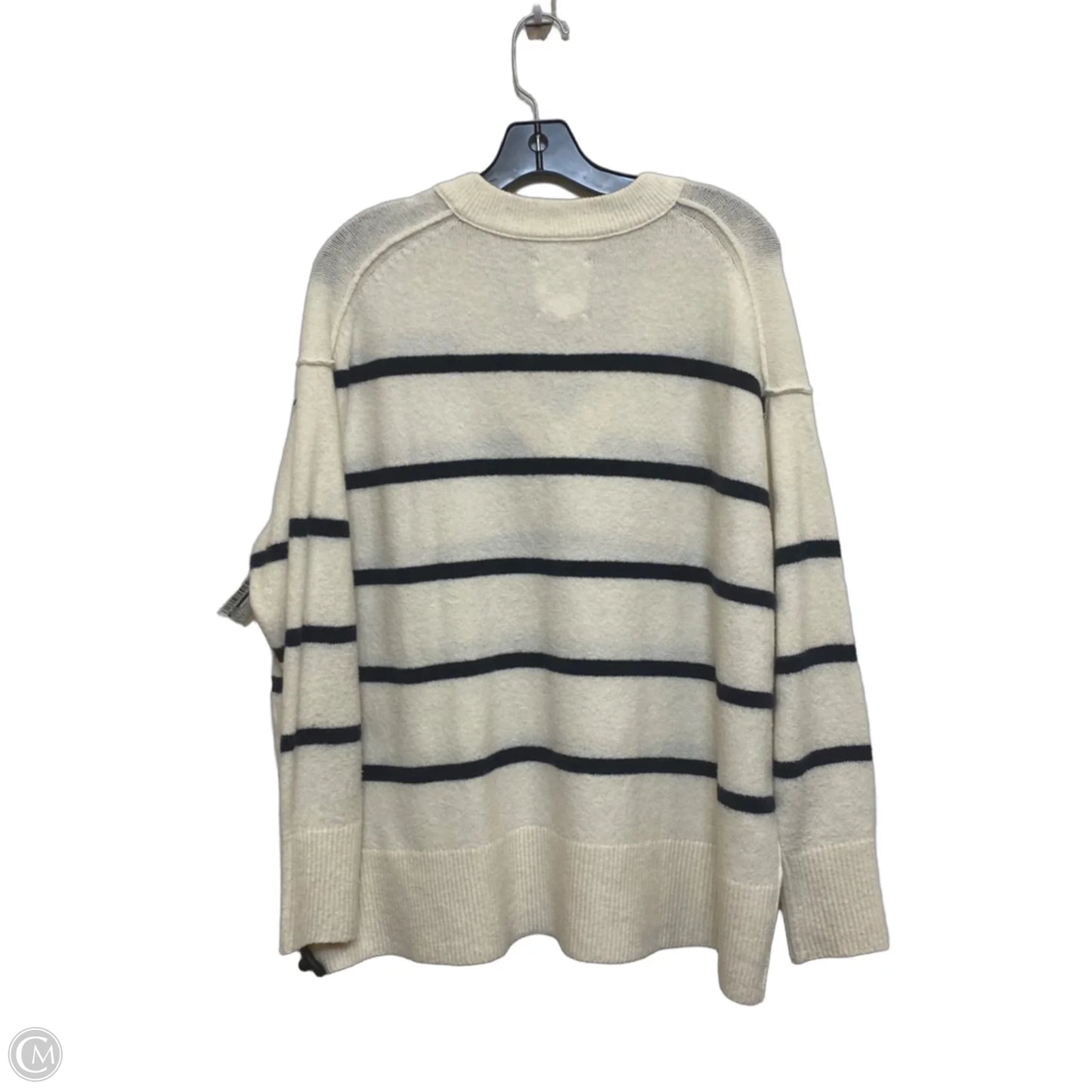 Sweater By Aerie In Blue & Cream, Size: S