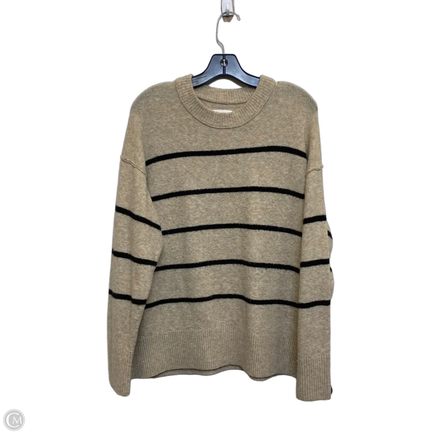 Sweater By Aerie In Black & Tan, Size: S