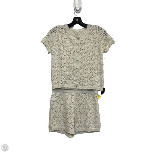 Shorts Set By Cmf In Cream, Size: S