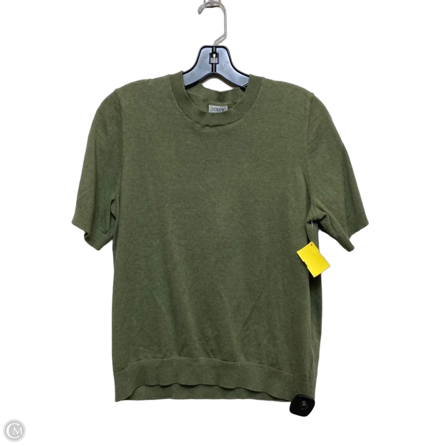 Top Short Sleeve By J. Crew In Green, Size: L
