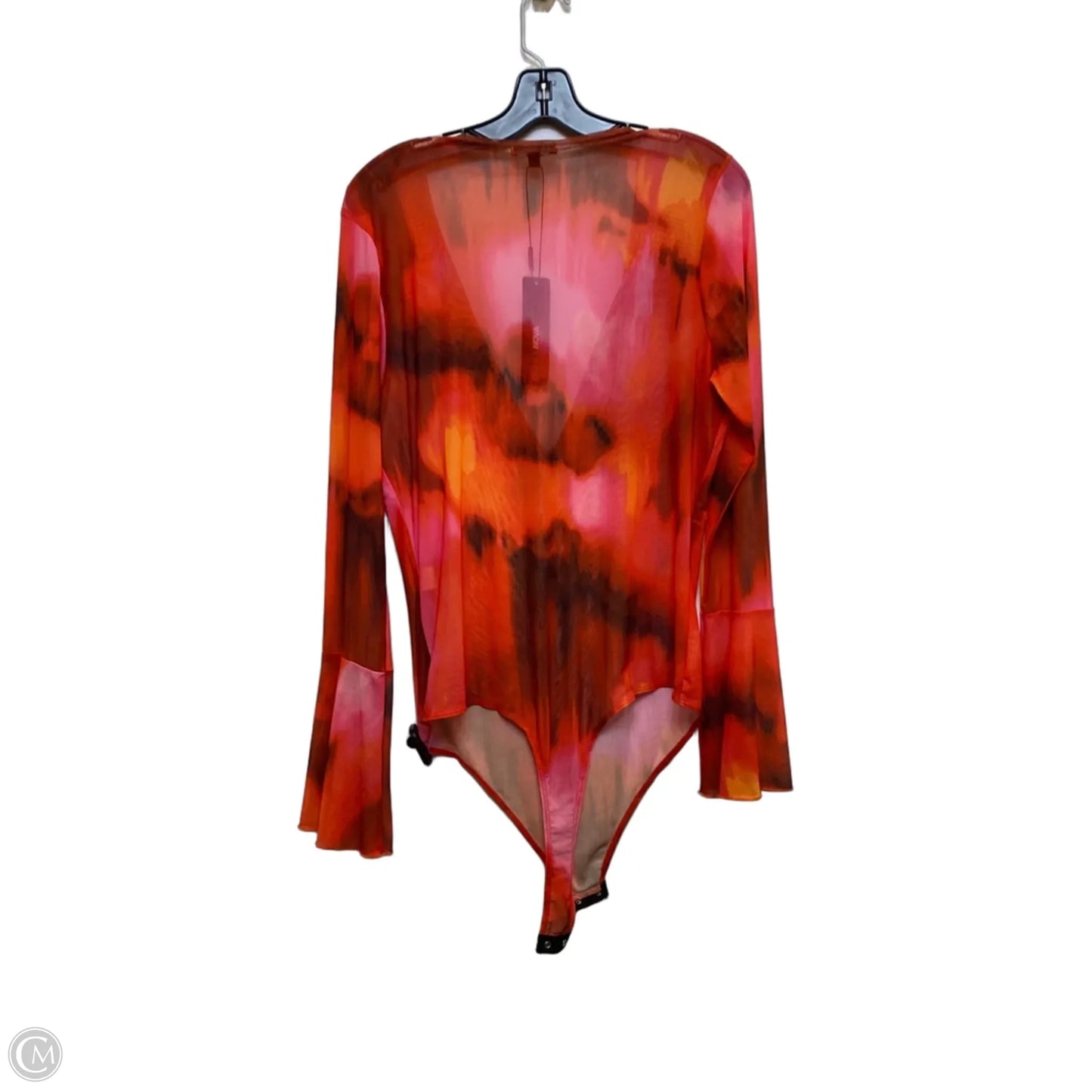 Bodysuit By Fashion Nova In Orange, Size: 2x