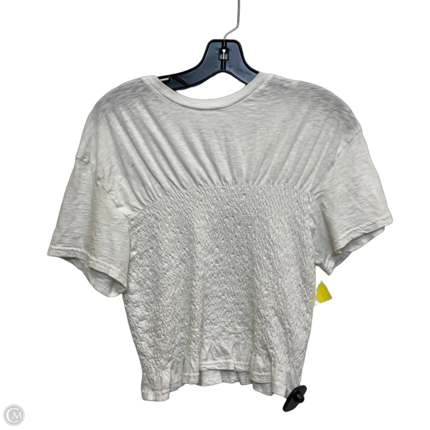 Top Short Sleeve By Aerie In White, Size: M