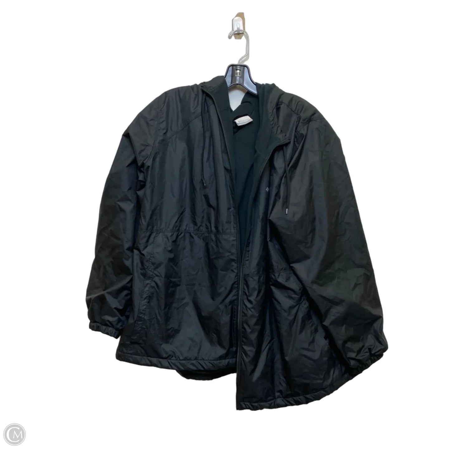 Jacket Windbreaker By Columbia In Black, Size: 3x