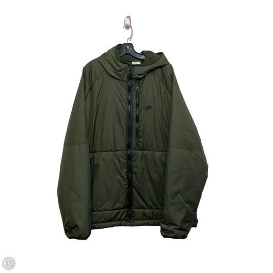 Jacket Puffer & Quilted By Nike Apparel In Green, Size: 3x