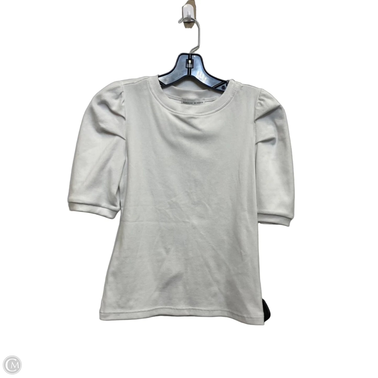 Top Short Sleeve Designer By Rebecca Minkoff In White, Size: Xs