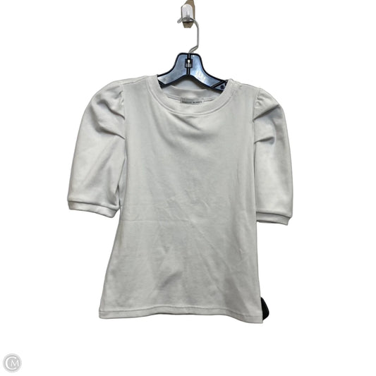 Top Short Sleeve Designer By Rebecca Minkoff In White, Size: Xs