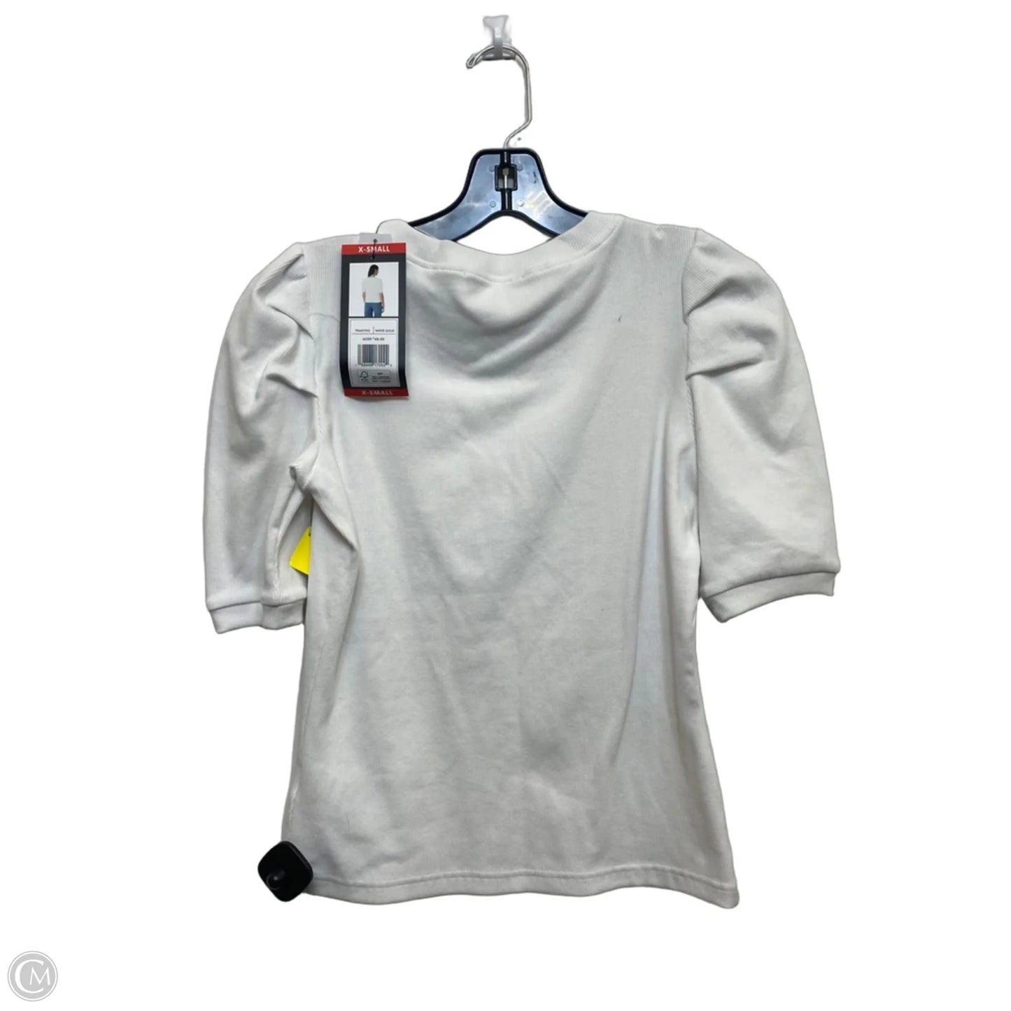 Top Short Sleeve Designer By Rebecca Minkoff In White, Size: Xs