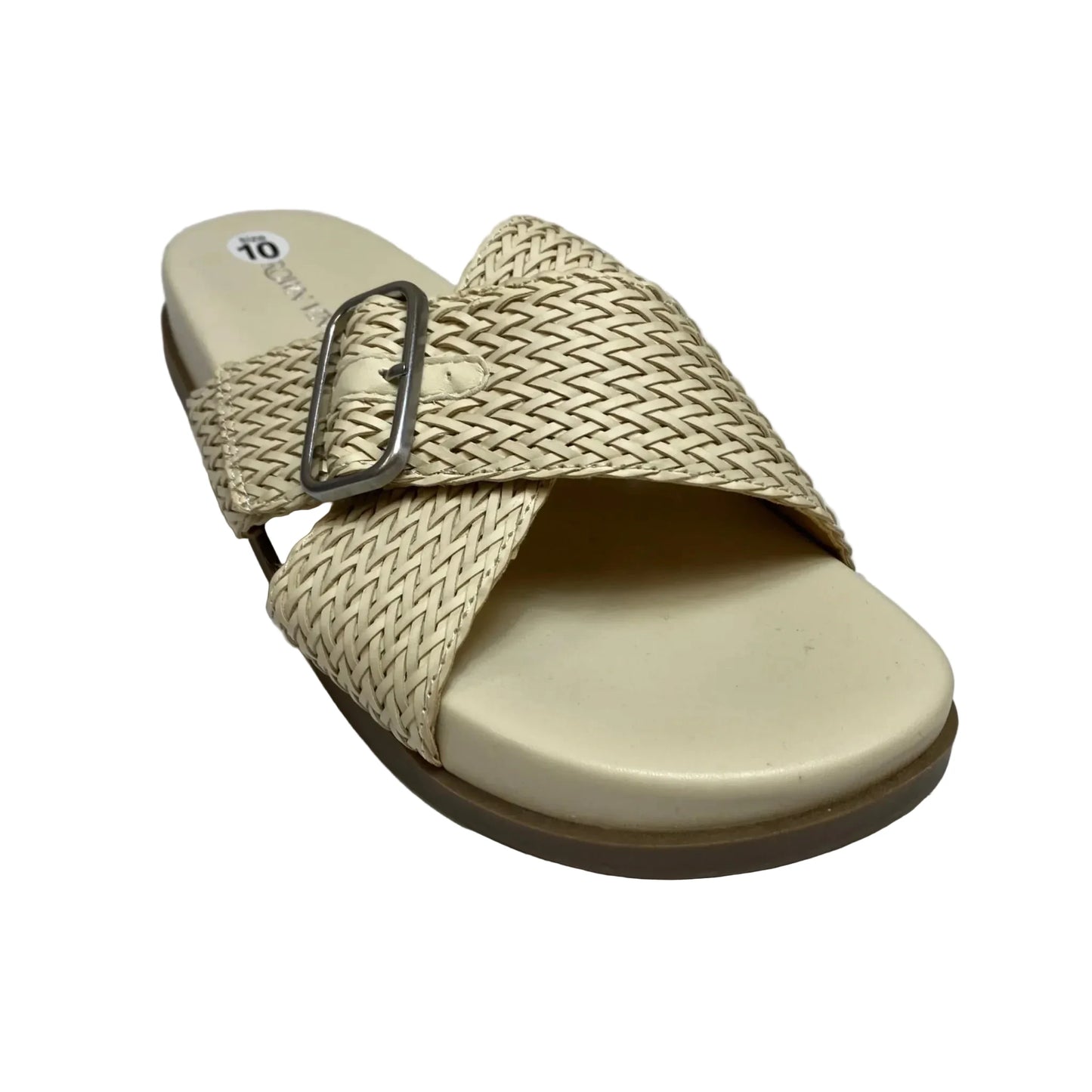 Sandals Flats By Crown Vintage In Cream, Size: 10