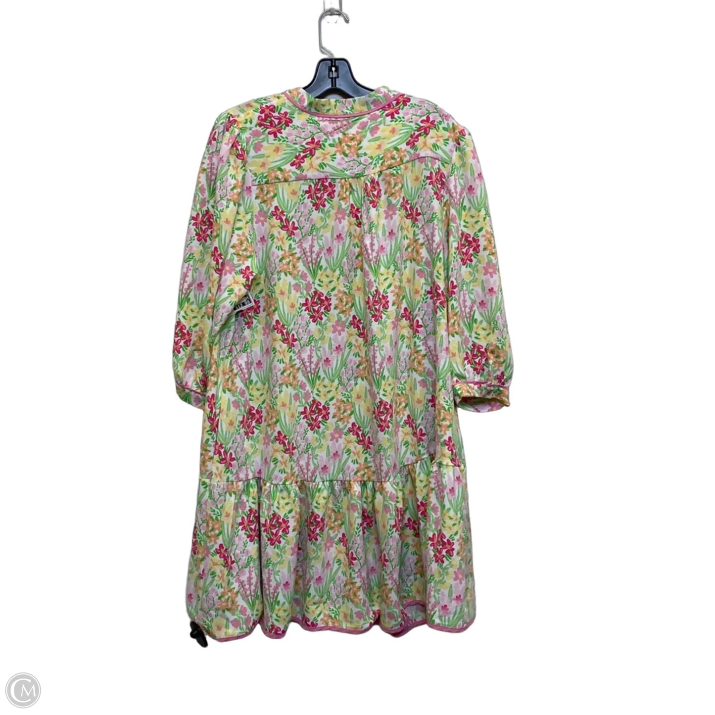 Dress Casual Short By Pine Proper In Green & Pink, Size: Xl