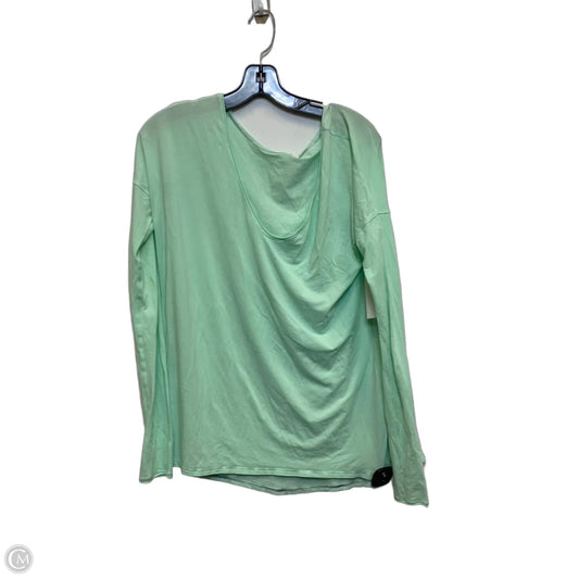 Athletic Top Long Sleeve Crewneck Designer By Lululemon In Green, Size: S