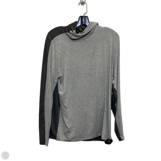 Top Long Sleeve By Eloquii In Grey, Size: 1x