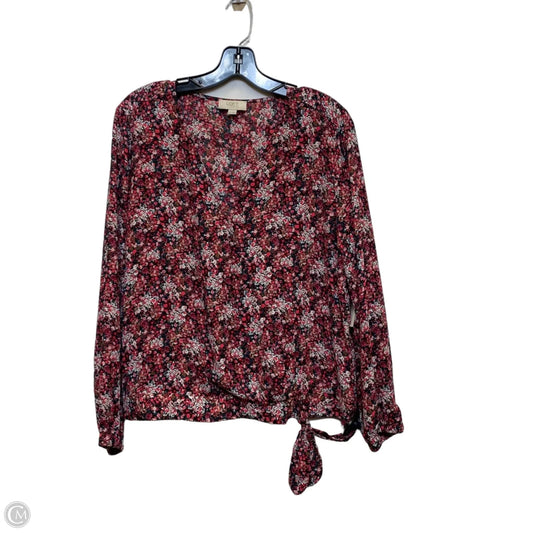 Top Long Sleeve By Loft In Pink, Size: Lp
