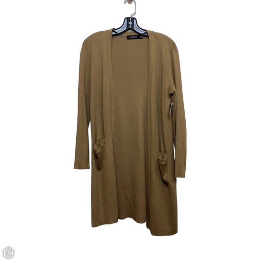 Cardigan By Lauren By Ralph Lauren In Tan, Size: S