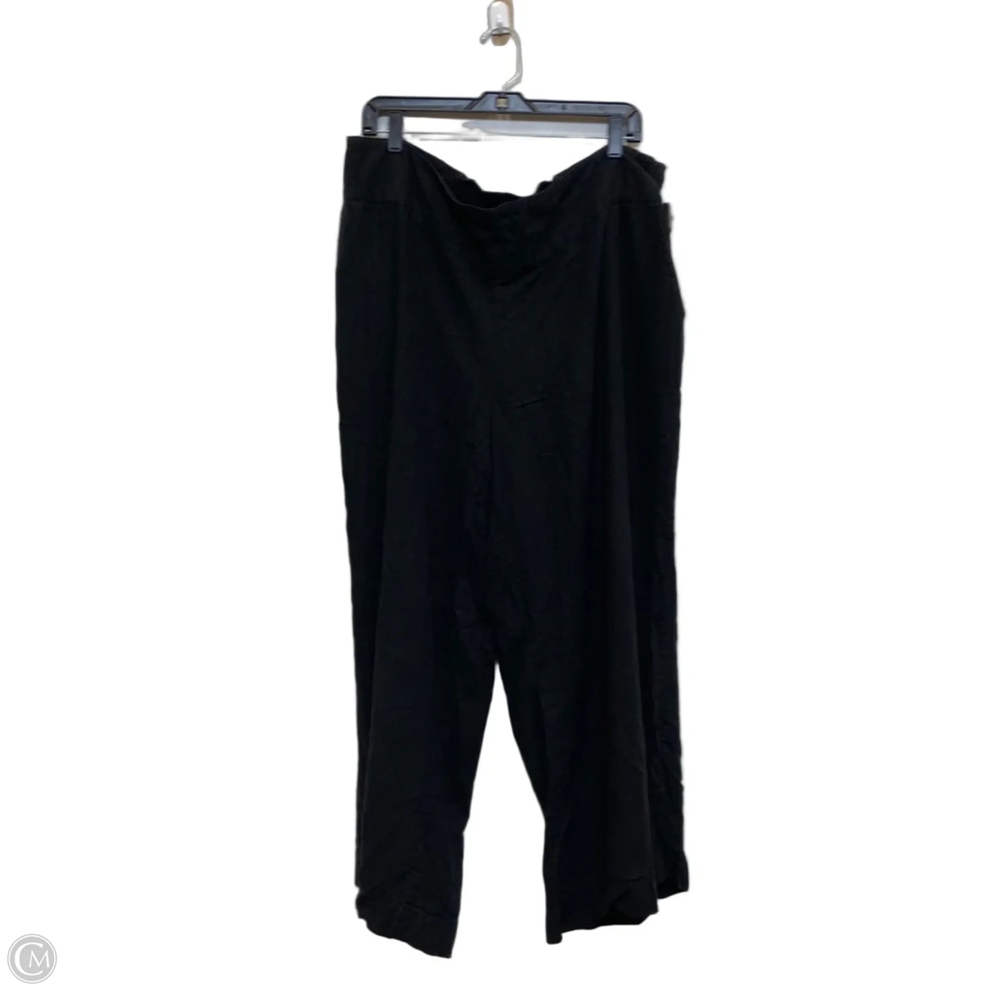 Pants Wide Leg By Cato In Black, Size: 3x
