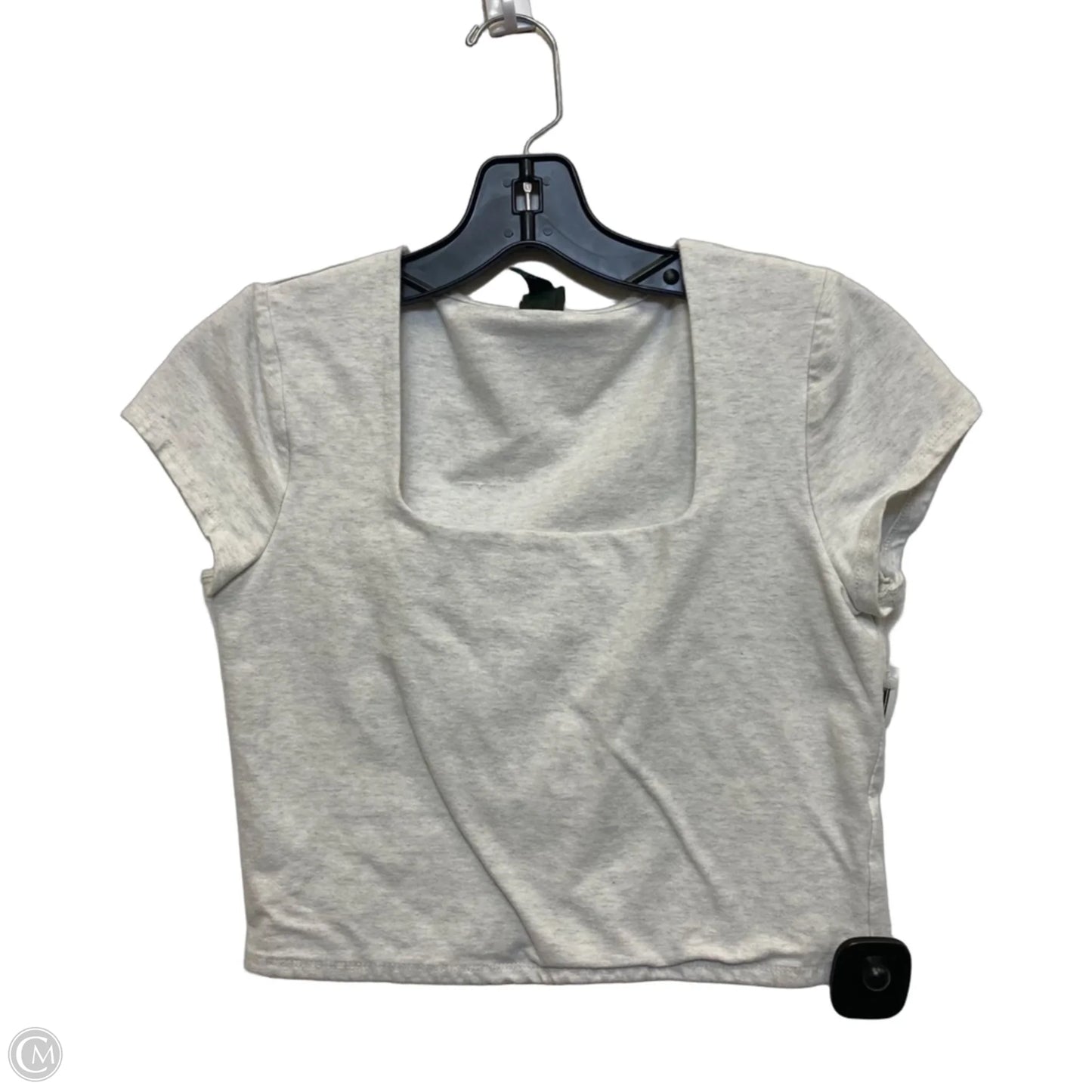 Top Short Sleeve Basic By Wild Fable In Grey, Size: M