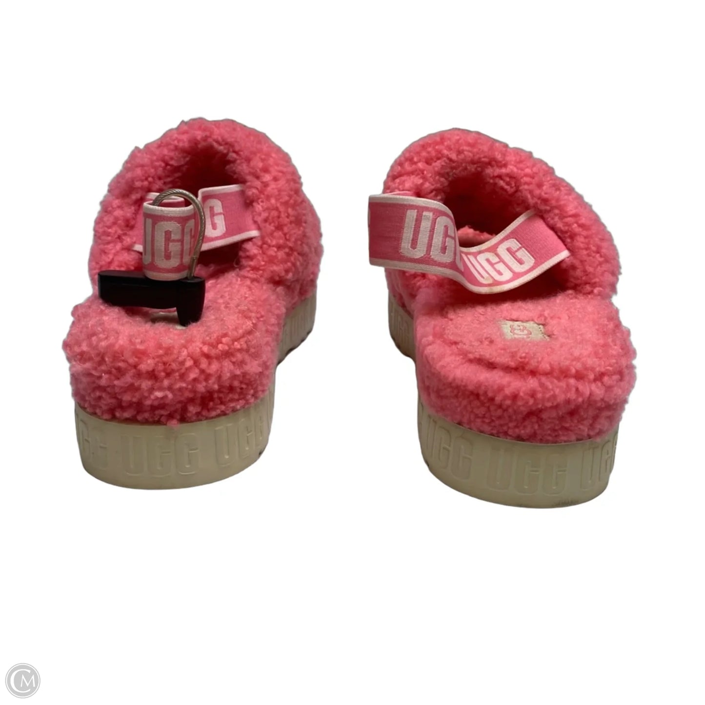 Sandals Designer By Ugg In Pink, Size: 7
