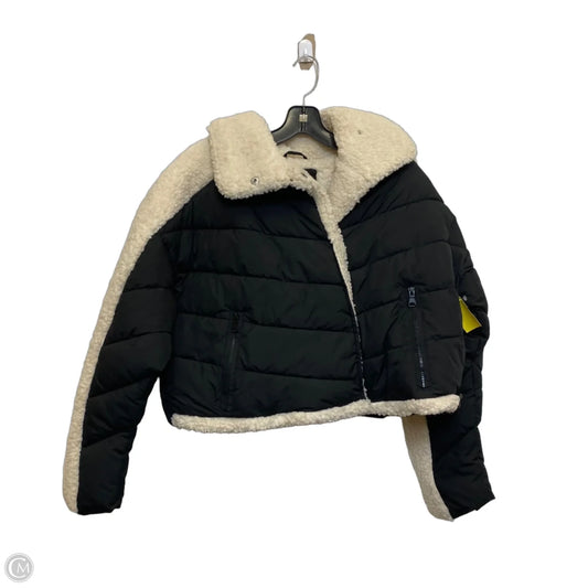 Jacket Puffer & Quilted By Stitch Fusion In Black, Size: L
