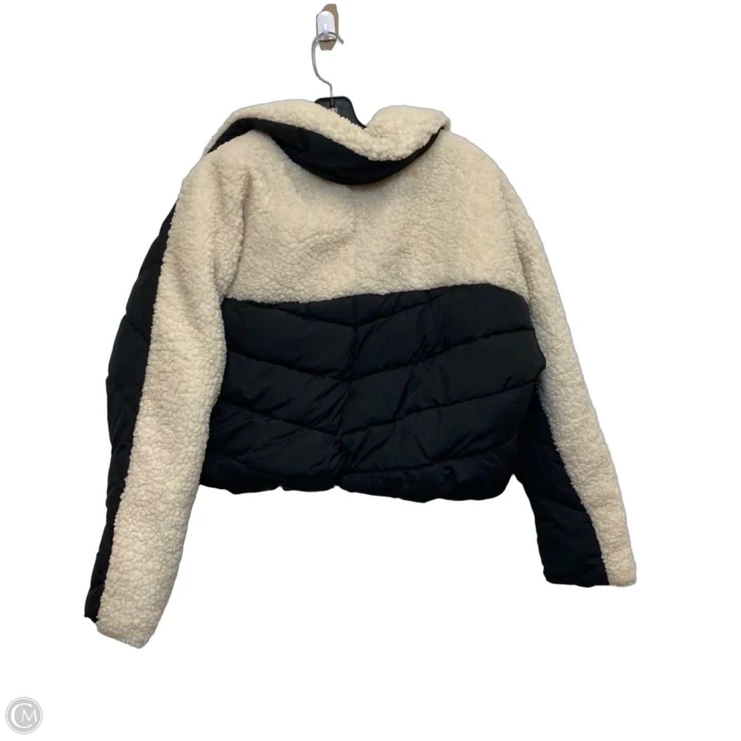 Jacket Puffer & Quilted By Stitch Fusion In Black, Size: L