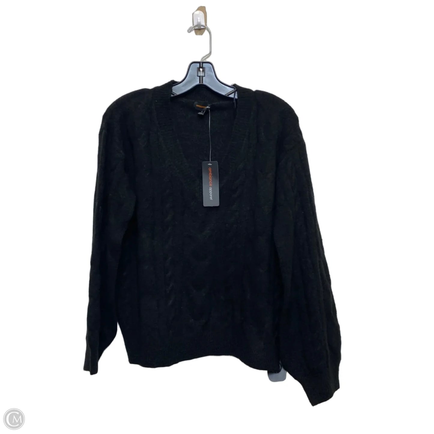 Sweater By Ambiance Apparel In Black, Size: S
