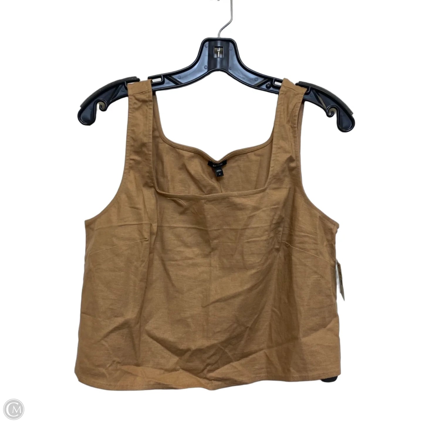 Top Sleeveless By Express In Brown, Size: M