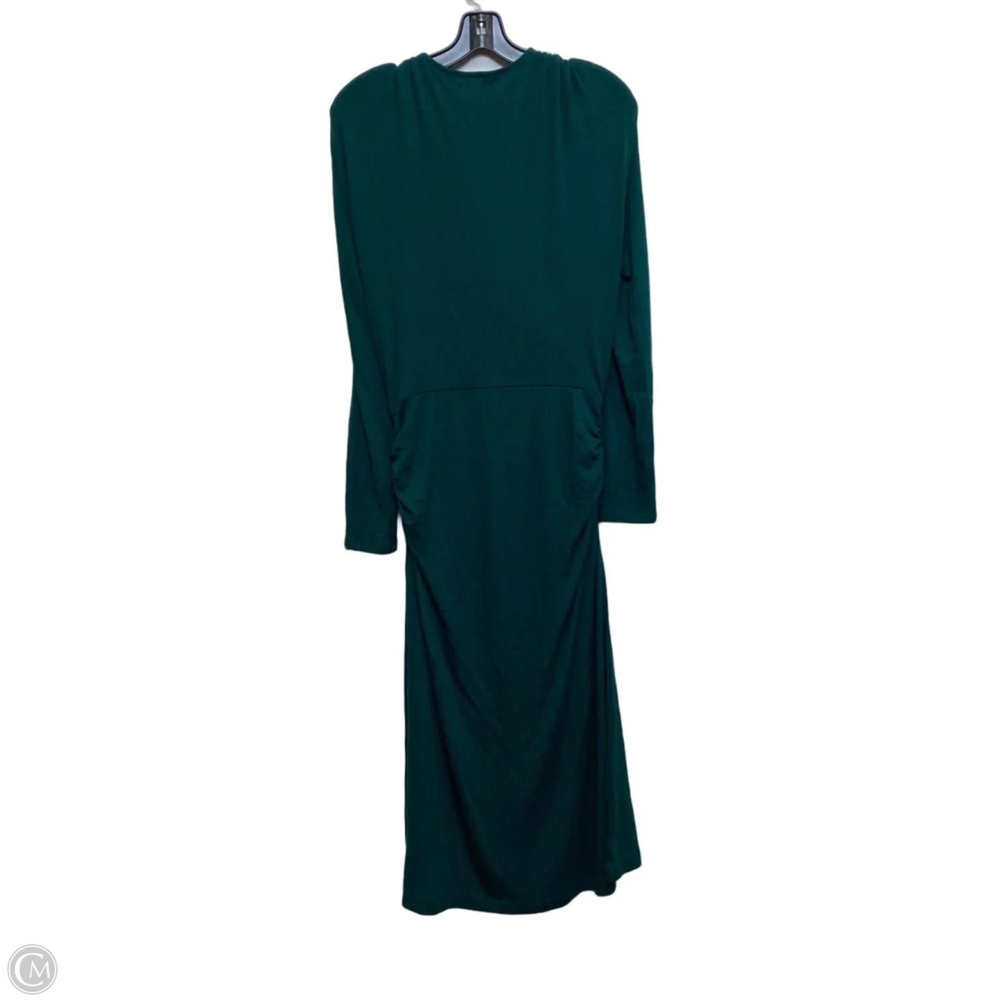 Dress Casual Midi By Banana Republic In Green, Size: M