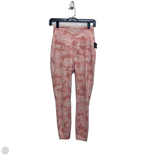 Athletic Leggings By Zelos In Pink, Size: S