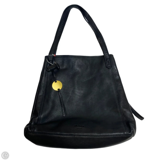 Handbag Leather By Margot, Size: Medium