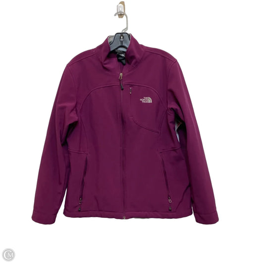 Athletic Jacket By The North Face In Purple, Size: Xl