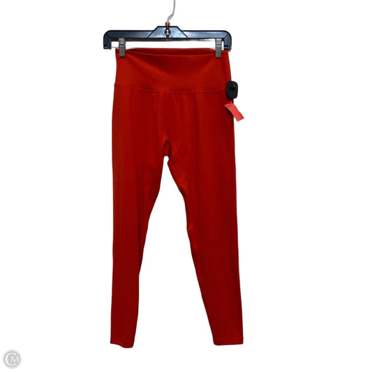 Athletic Leggings By Buffbunny In Red, Size: L
