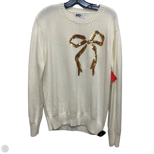 Sweater By Beach Riot In Cream, Size: Xl