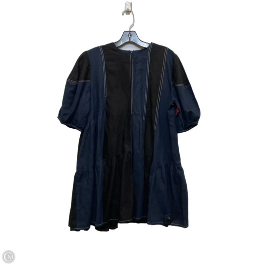 Dress Casual Short By Lovebirds In Black & Blue, Size: Xl