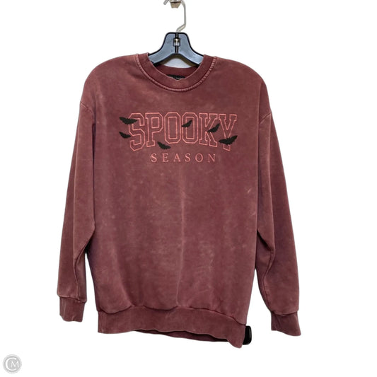 Sweatshirt Crewneck By Better Together In Red, Size: S