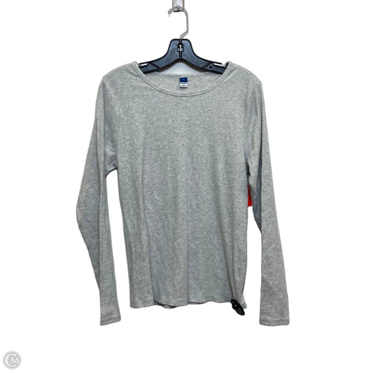 Top Long Sleeve By Old Navy In Grey, Size: Xl