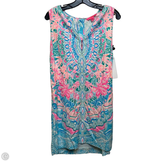 Dress Designer By Lilly Pulitzer In Blue & Pink, Size: M