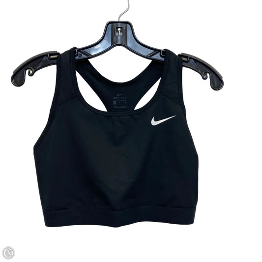 Athletic Bra By Nike Apparel In Black, Size: L