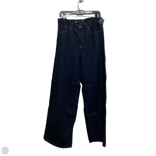 Jeans Wide Leg By Old Navy In Blue Denim, Size: 10l