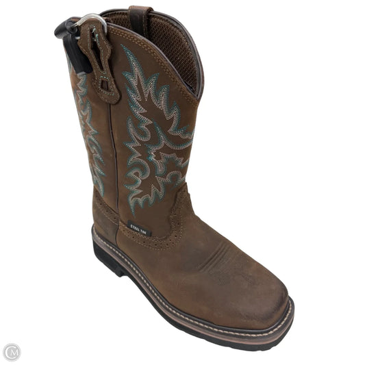 Boots Western By Brazos In Brown, Size: 8.5