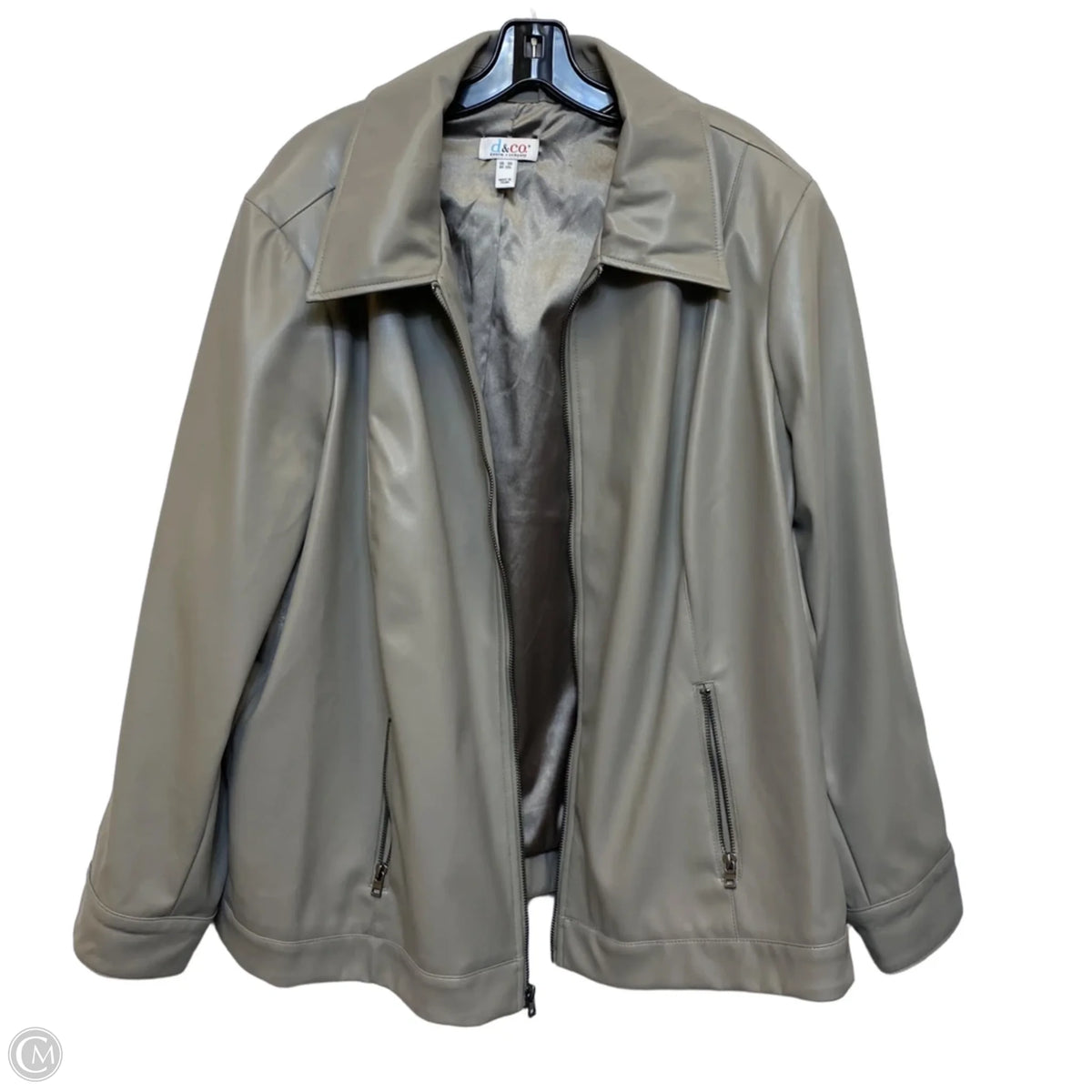 Jacket Other By D&co. In Grey, Size: 3x
