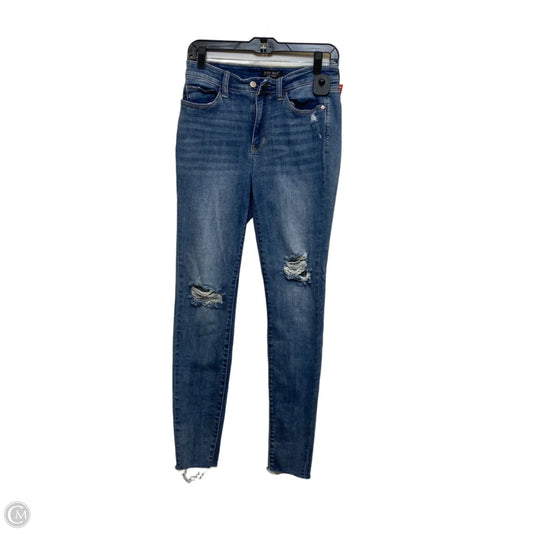 Jeans Skinny By Judy Blue In Blue Denim, Size: 6