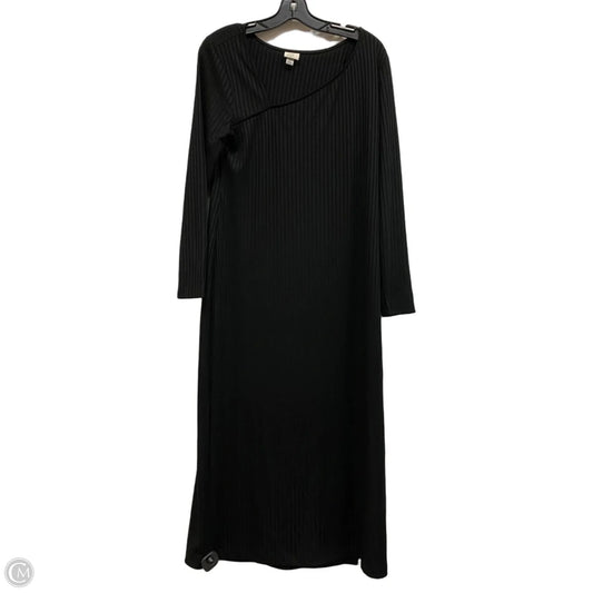 Dress Casual Midi By A New Day In Black, Size: Xl