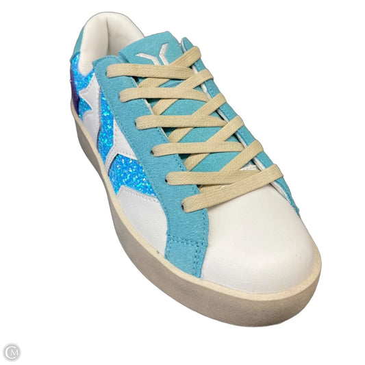 Shoes Sneakers By C.O.B By Culture Of Brave In Blue & White, Size: 7.5